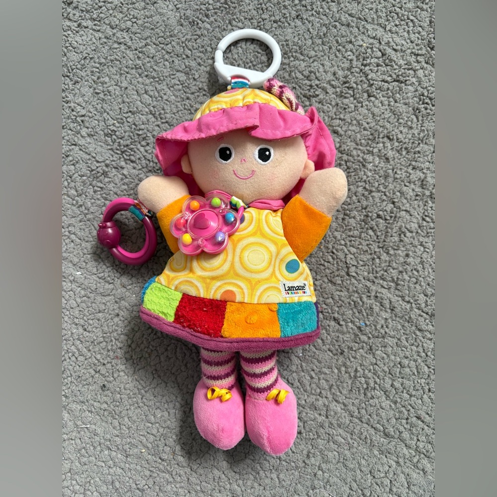 Lamaze Pink and Yellow Stuffed Animal Toy